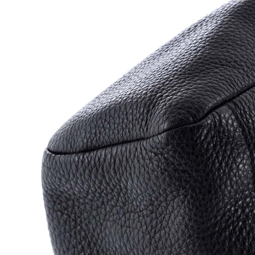 Prada Triangle Logo Embossed Side Zip #254316P15B - Picture 6 of 8